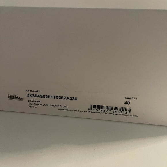 Casadei Versila Flash Oro kicks - Picture 9 of 9